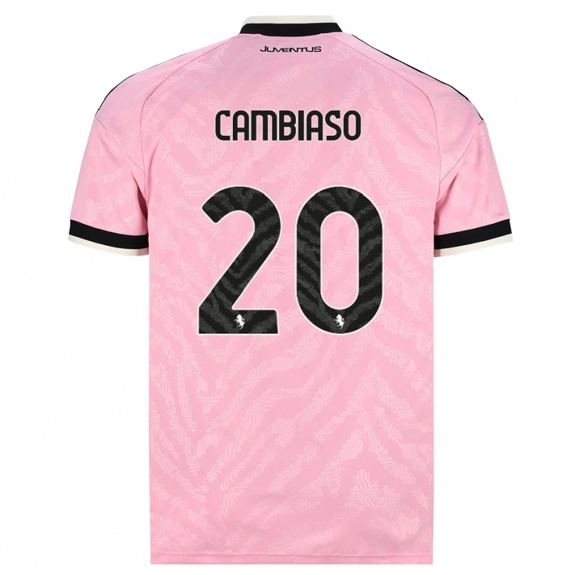 Danxen Pánské Andrea Cambiaso #20 Růžová Černá Daleko Hráčské Dresy 2026/27 Dres