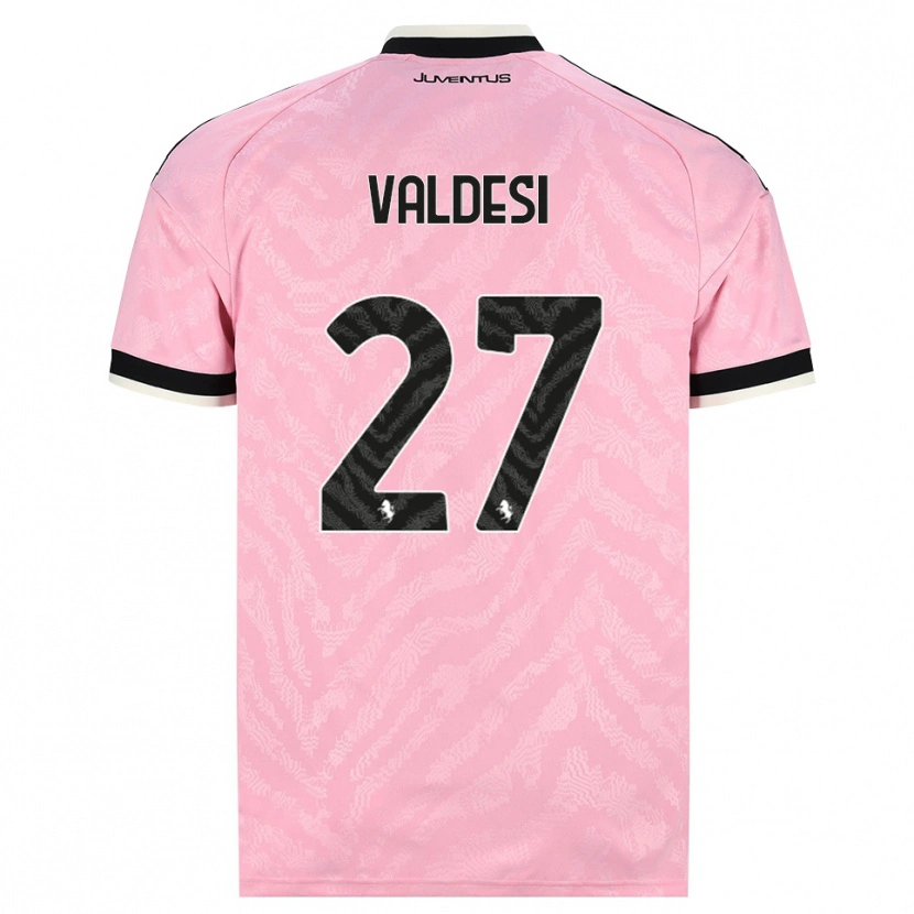 Danxen Pánské Andrea Valdesi #27 Růžová Černá Daleko Hráčské Dresy 2026/27 Dres