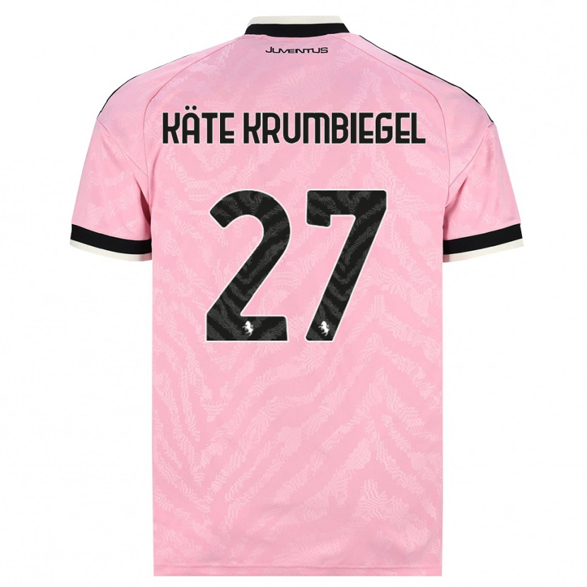 Danxen Pánské Paulina Käte Krumbiegel #27 Růžová Černá Daleko Hráčské Dresy 2026/27 Dres