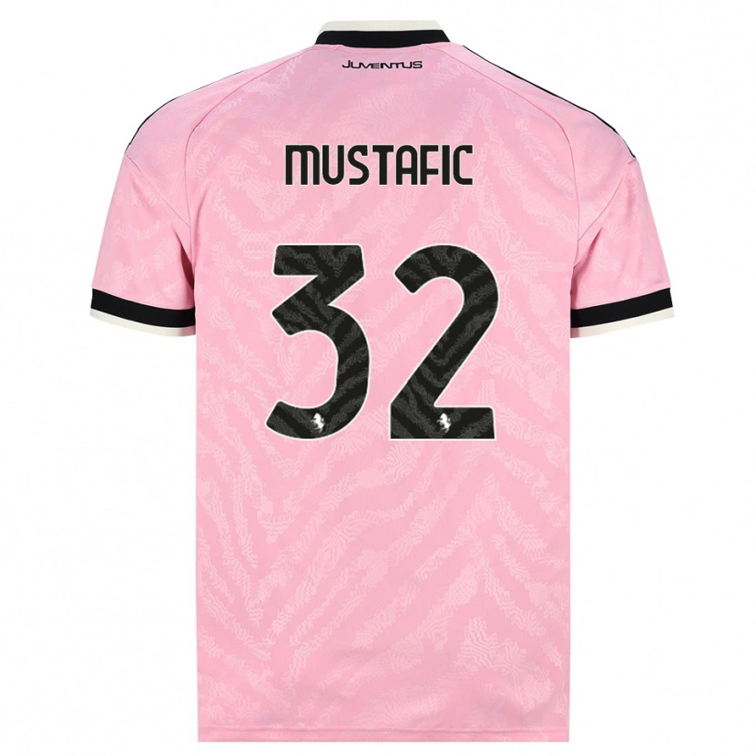 Danxen Pánské Emma Mustafic #32 Růžová Černá Daleko Hráčské Dresy 2026/27 Dres