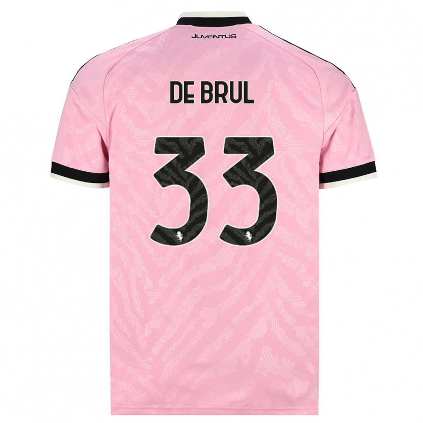 Danxen Pánské Maxime De Brul #33 Růžová Černá Daleko Hráčské Dresy 2026/27 Dres