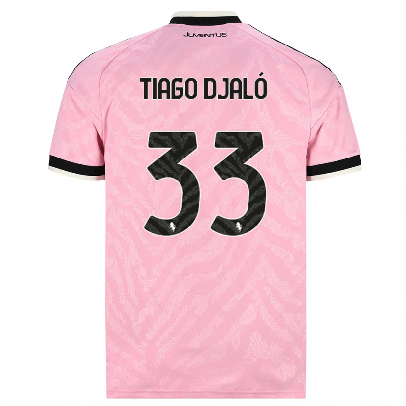 Danxen Pánské Tiago Djalo #33 Růžová Černá Daleko Hráčské Dresy 2026/27 Dres