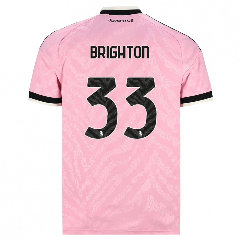 Danxen Pánské Abi Brighton #33 Růžová Černá Daleko Hráčské Dresy 2026/27 Dres