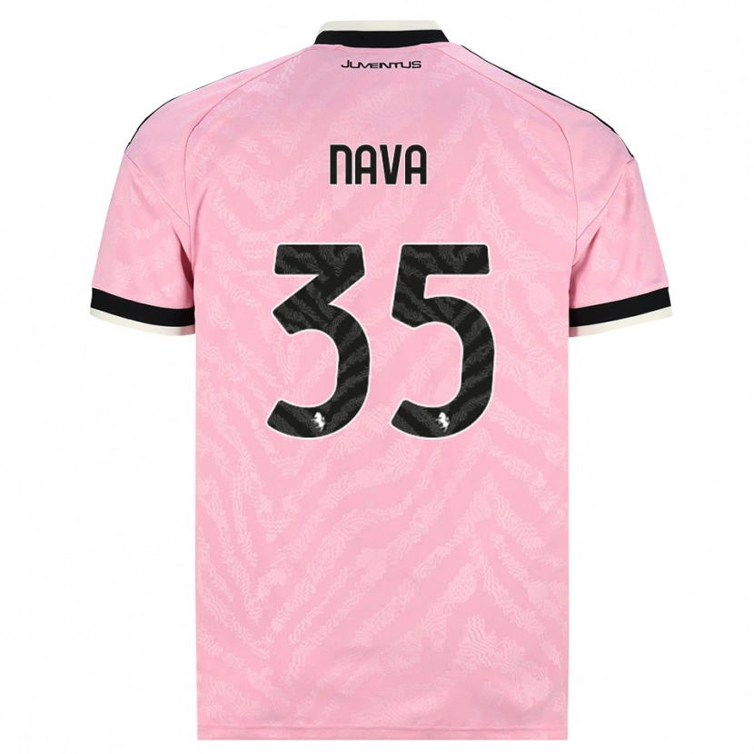 Danxen Pánské Sebastiano Nava #35 Růžová Černá Daleko Hráčské Dresy 2026/27 Dres