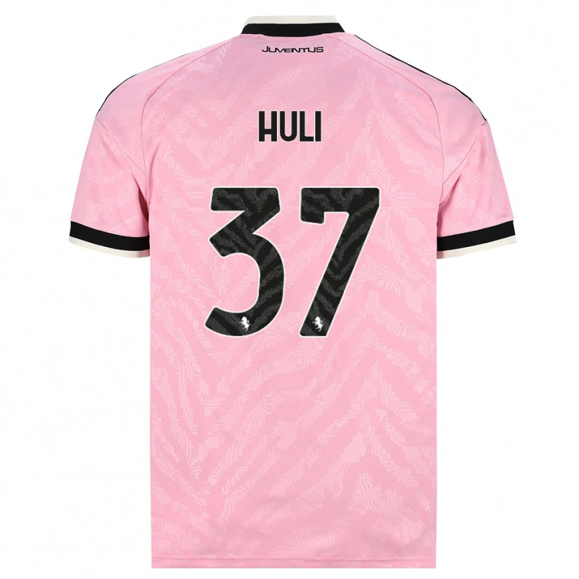 Danxen Pánské Raffaele Huli #37 Růžová Černá Daleko Hráčské Dresy 2026/27 Dres
