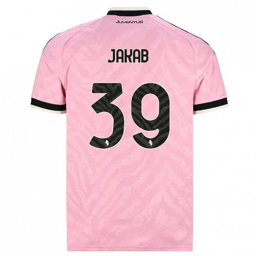 Danxen Pánské Mátyás Jakab #39 Růžová Černá Daleko Hráčské Dresy 2026/27 Dres
