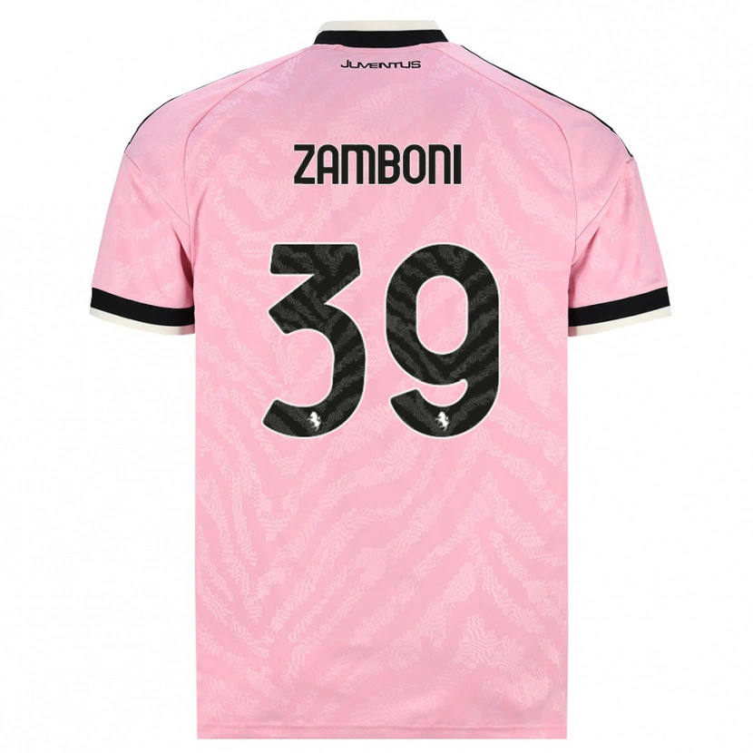 Danxen Pánské Marta Zamboni #39 Růžová Černá Daleko Hráčské Dresy 2026/27 Dres