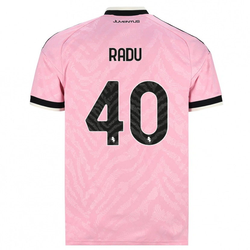 Danxen Pánské Riccardo Radu #40 Růžová Černá Daleko Hráčské Dresy 2026/27 Dres