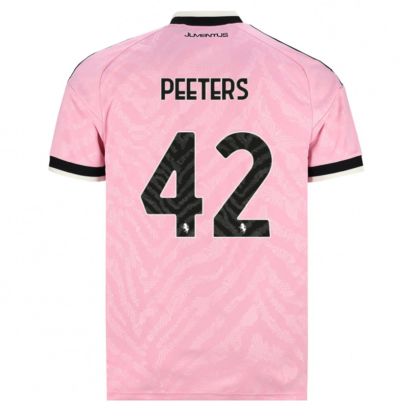 Danxen Pánské Daouda Peeters #42 Růžová Černá Daleko Hráčské Dresy 2026/27 Dres