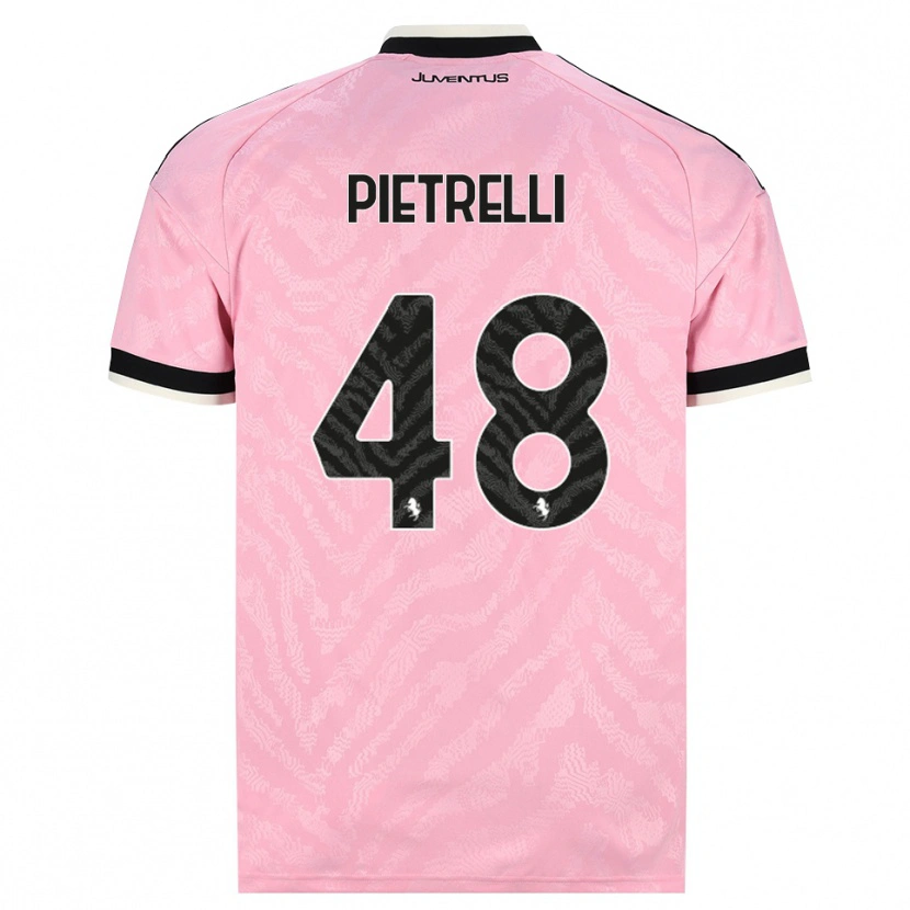 Danxen Pánské Alessandro Pietrelli #48 Růžová Černá Daleko Hráčské Dresy 2026/27 Dres
