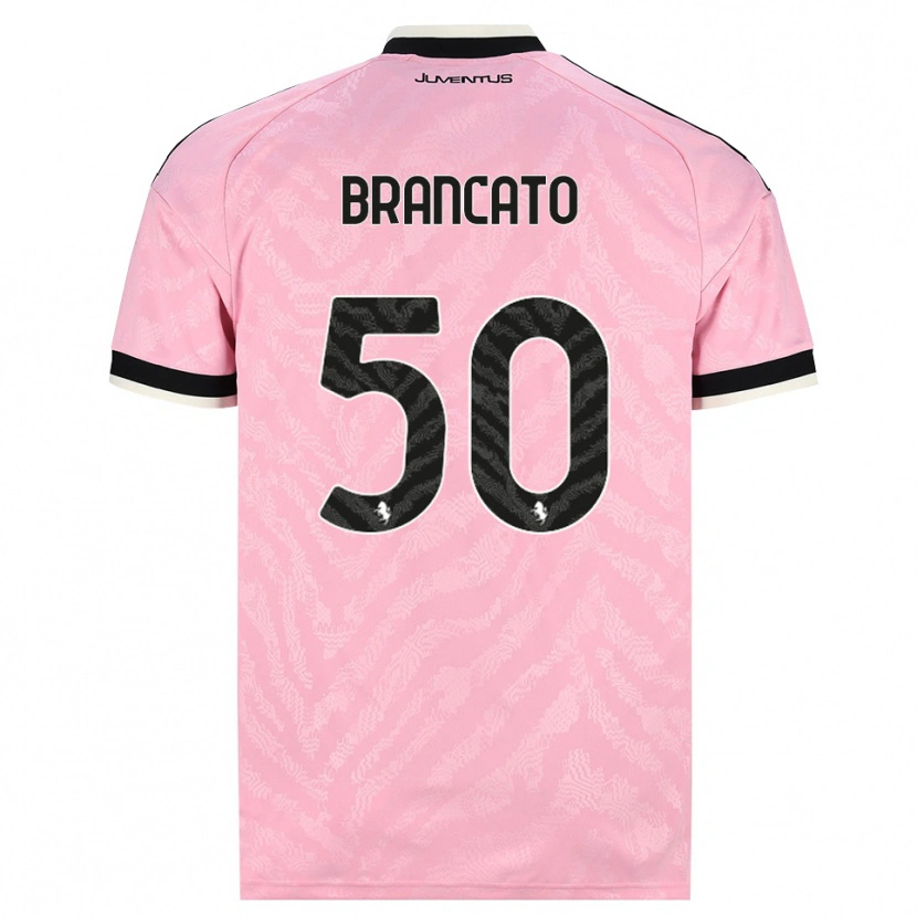 Danxen Pánské Alessandro Brancato #50 Růžová Černá Daleko Hráčské Dresy 2026/27 Dres