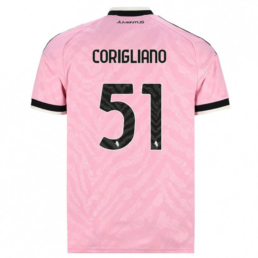 Danxen Pánské Thomas Corigliano #51 Růžová Černá Daleko Hráčské Dresy 2026/27 Dres