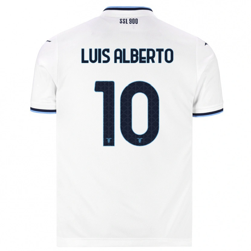 Danxen Pánské Luis Alberto #10 Bílá Tmavě Modrá Daleko Hráčské Dresy 2026/27 Dres