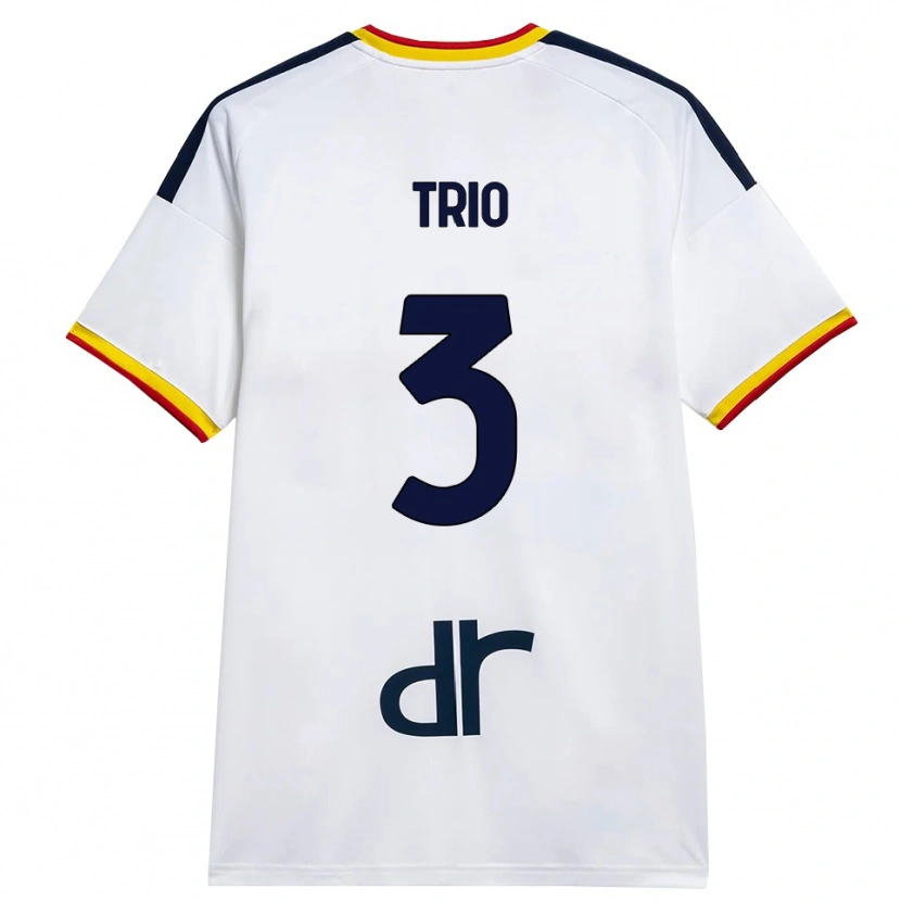 Danxen Pánské Stefano Trio #3 Bílá Žlutá Červená Daleko Hráčské Dresy 2026/27 Dres