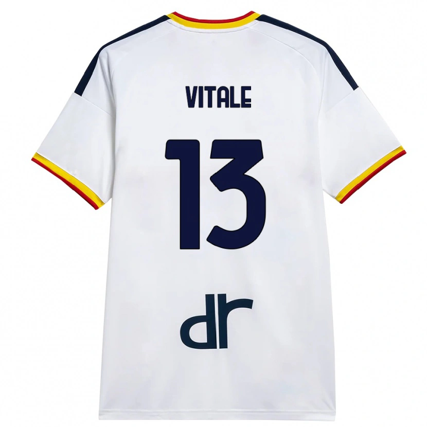 Danxen Pánské Leonardo Vitale #13 Bílá Žlutá Červená Daleko Hráčské Dresy 2026/27 Dres