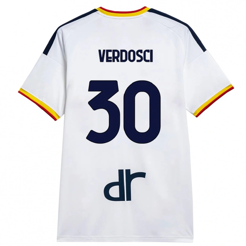Danxen Pánské Simone Verdosci #30 Bílá Žlutá Červená Daleko Hráčské Dresy 2026/27 Dres