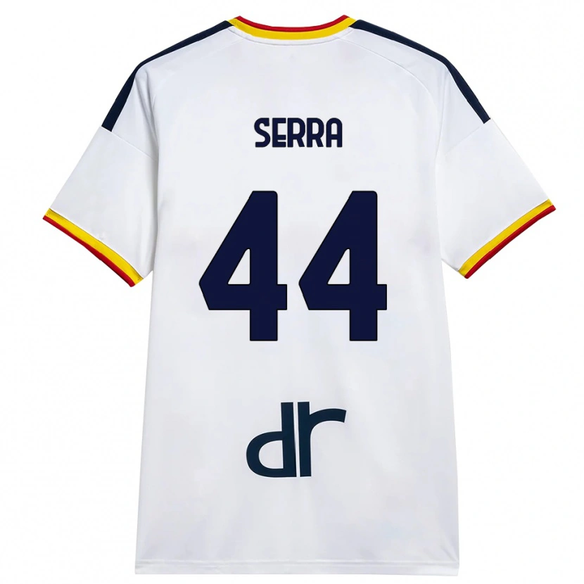 Danxen Pánské Francesco Serra #44 Bílá Žlutá Červená Daleko Hráčské Dresy 2026/27 Dres