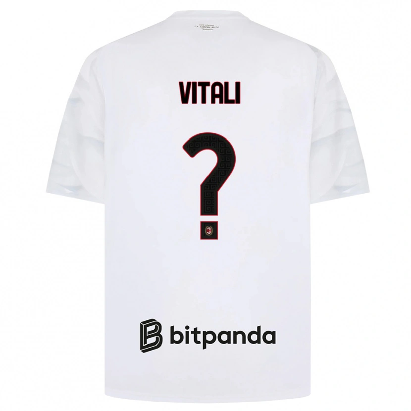 Danxen Pánské Michael Vitali #0 Bílá Červená Černá Daleko Hráčské Dresy 2026/27 Dres