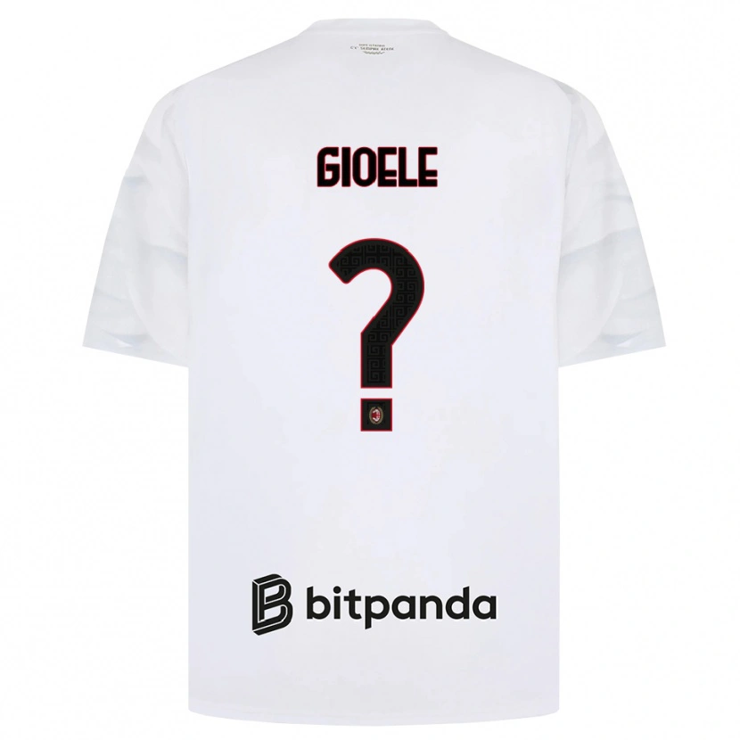 Danxen Pánské Gioele Benedetti #0 Bílá Červená Černá Daleko Hráčské Dresy 2026/27 Dres