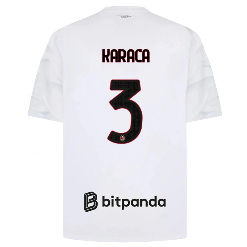 Danxen Pánské Berkay Karaca #3 Bílá Červená Černá Daleko Hráčské Dresy 2026/27 Dres