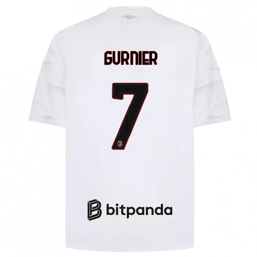 Danxen Pánské Aurelien Guernier #7 Bílá Červená Černá Daleko Hráčské Dresy 2026/27 Dres