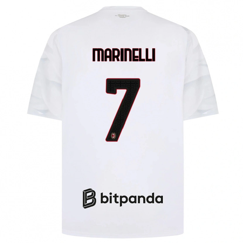 Danxen Pánské Gloria Marinelli #7 Bílá Červená Černá Daleko Hráčské Dresy 2026/27 Dres