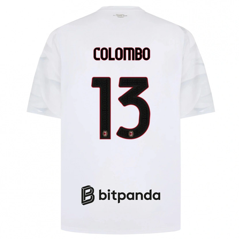 Danxen Pánské Federico Colombo #13 Bílá Červená Černá Daleko Hráčské Dresy 2026/27 Dres