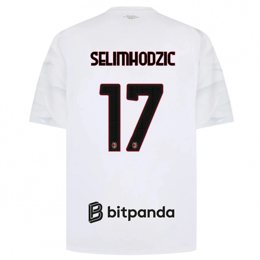 Danxen Pánské Noa Selimhodzic #17 Bílá Červená Černá Daleko Hráčské Dresy 2026/27 Dres