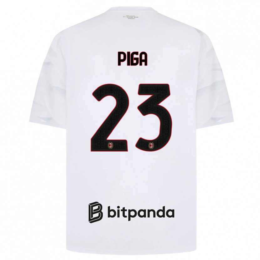 Danxen Pánské Julie Piga #23 Bílá Červená Černá Daleko Hráčské Dresy 2026/27 Dres