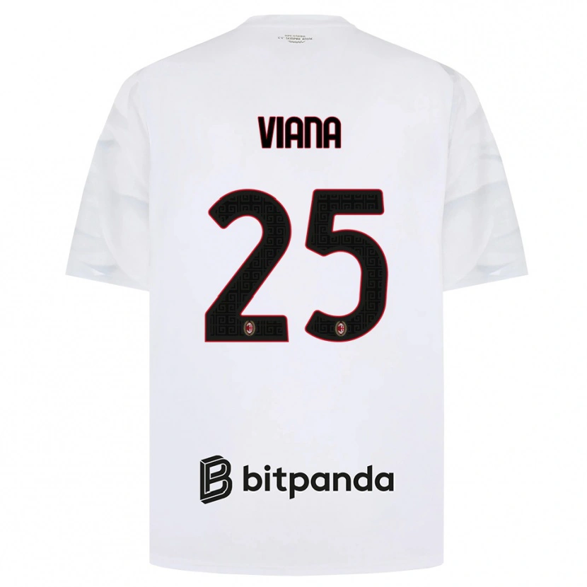 Danxen Pánské Viana Seedorf #25 Bílá Červená Černá Daleko Hráčské Dresy 2026/27 Dres