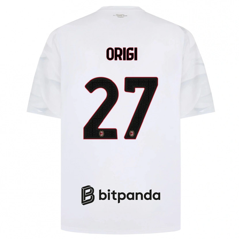 Danxen Pánské Divock Origi #27 Bílá Červená Černá Daleko Hráčské Dresy 2026/27 Dres