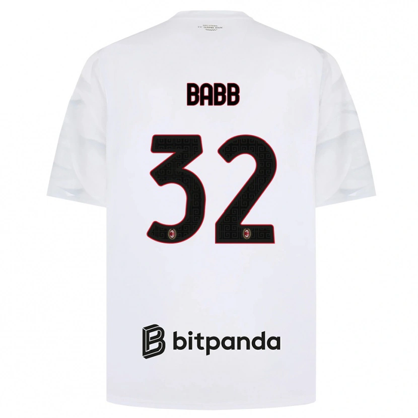 Danxen Pánské Selena Delia Babb #32 Bílá Červená Černá Daleko Hráčské Dresy 2026/27 Dres