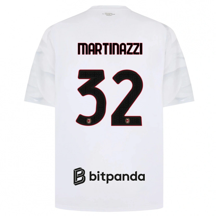 Danxen Pánské Luca Martinazzi #32 Bílá Červená Černá Daleko Hráčské Dresy 2026/27 Dres