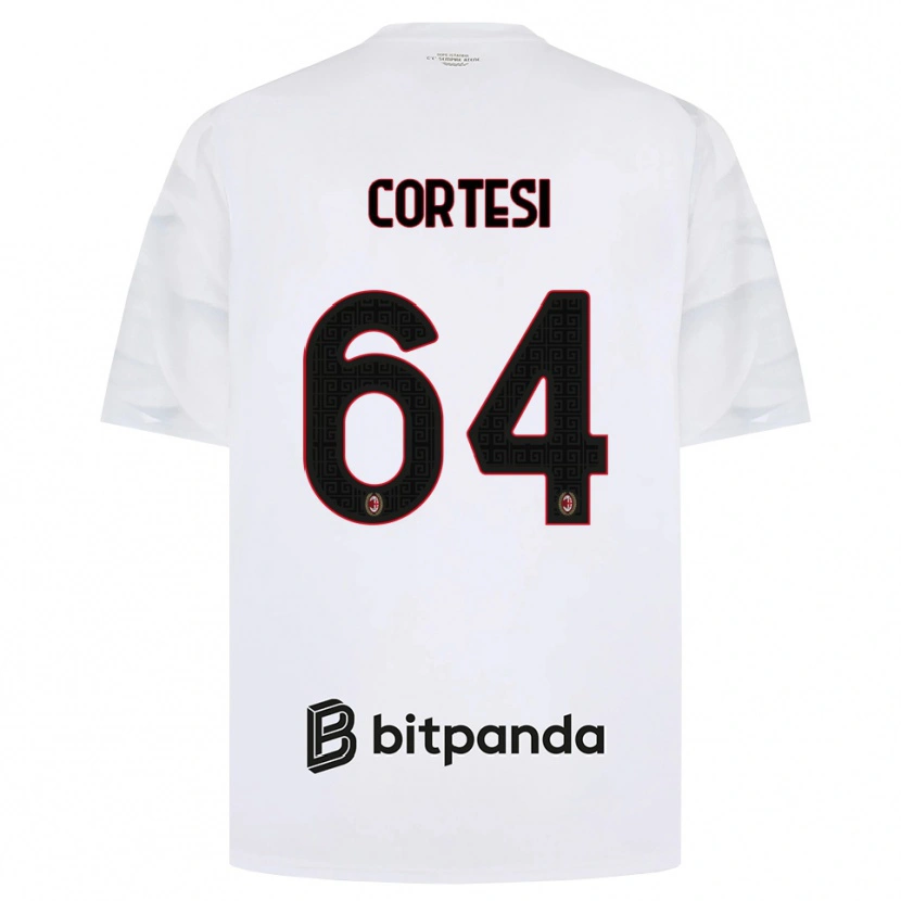 Danxen Pánské Selena Cortesi #64 Bílá Červená Černá Daleko Hráčské Dresy 2026/27 Dres