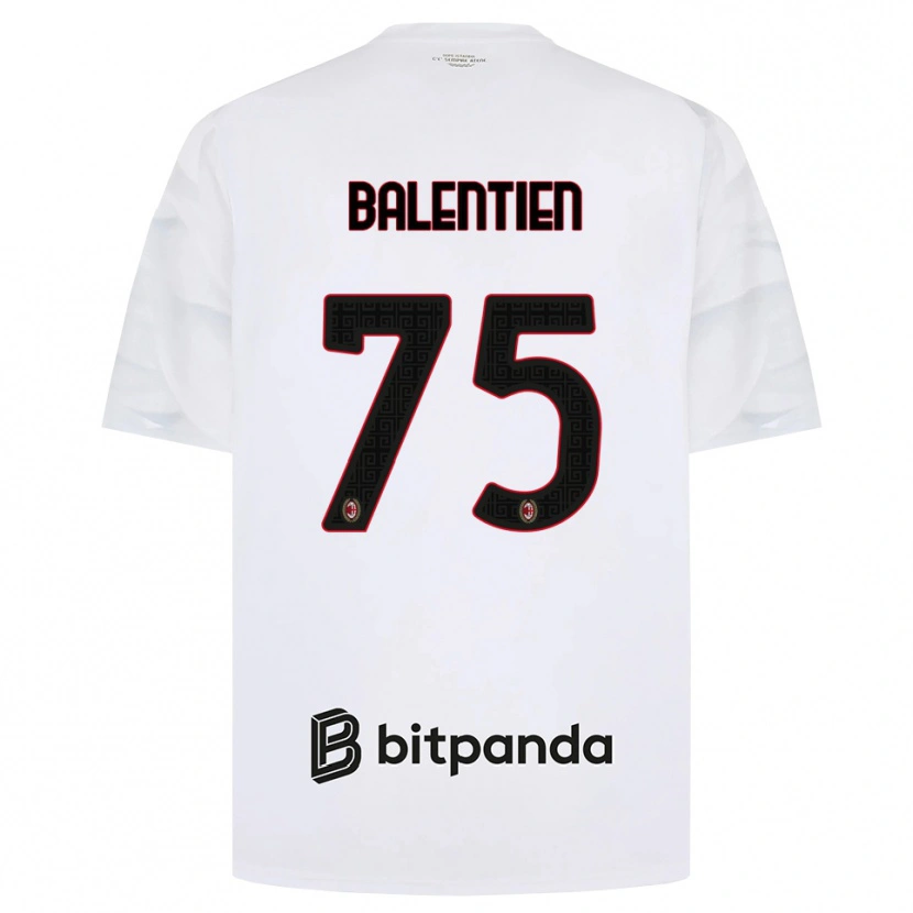Danxen Pánské Cheveyo Balentien #75 Bílá Červená Černá Daleko Hráčské Dresy 2026/27 Dres