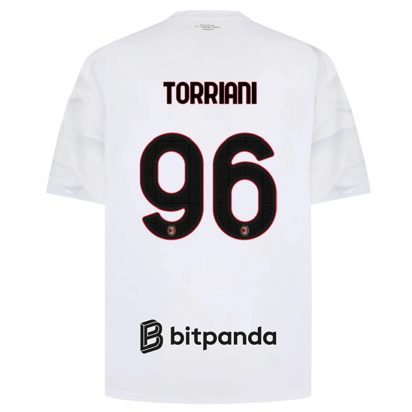 Danxen Pánské Lorenzo Torriani #96 Bílá Červená Černá Daleko Hráčské Dresy 2026/27 Dres