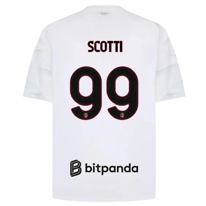Danxen Pánské Filippo Scotti #99 Bílá Červená Černá Daleko Hráčské Dresy 2026/27 Dres