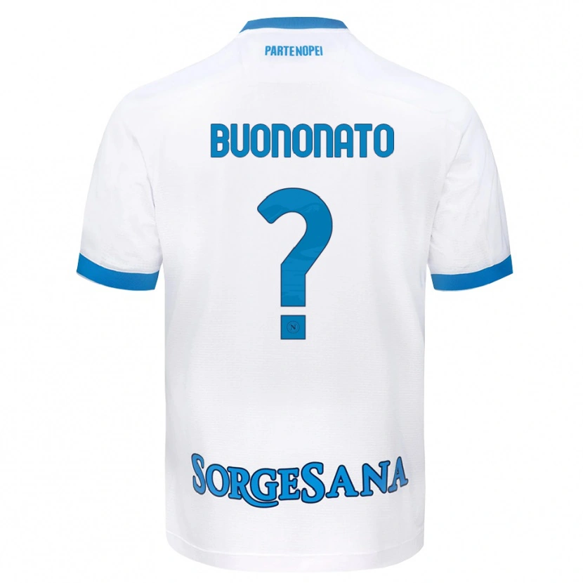 Danxen Pánské Antonio Buononato #0 Bílá Světle Modrá Daleko Hráčské Dresy 2026/27 Dres