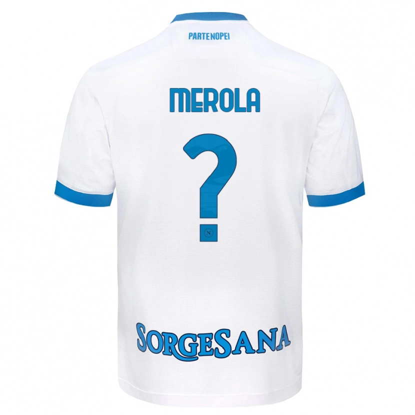 Danxen Pánské Marco Merola #0 Bílá Světle Modrá Daleko Hráčské Dresy 2026/27 Dres