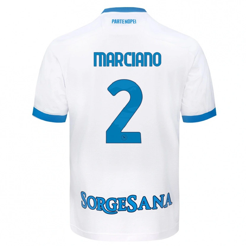 Danxen Pánské Giovanni Marciano #2 Bílá Světle Modrá Daleko Hráčské Dresy 2026/27 Dres
