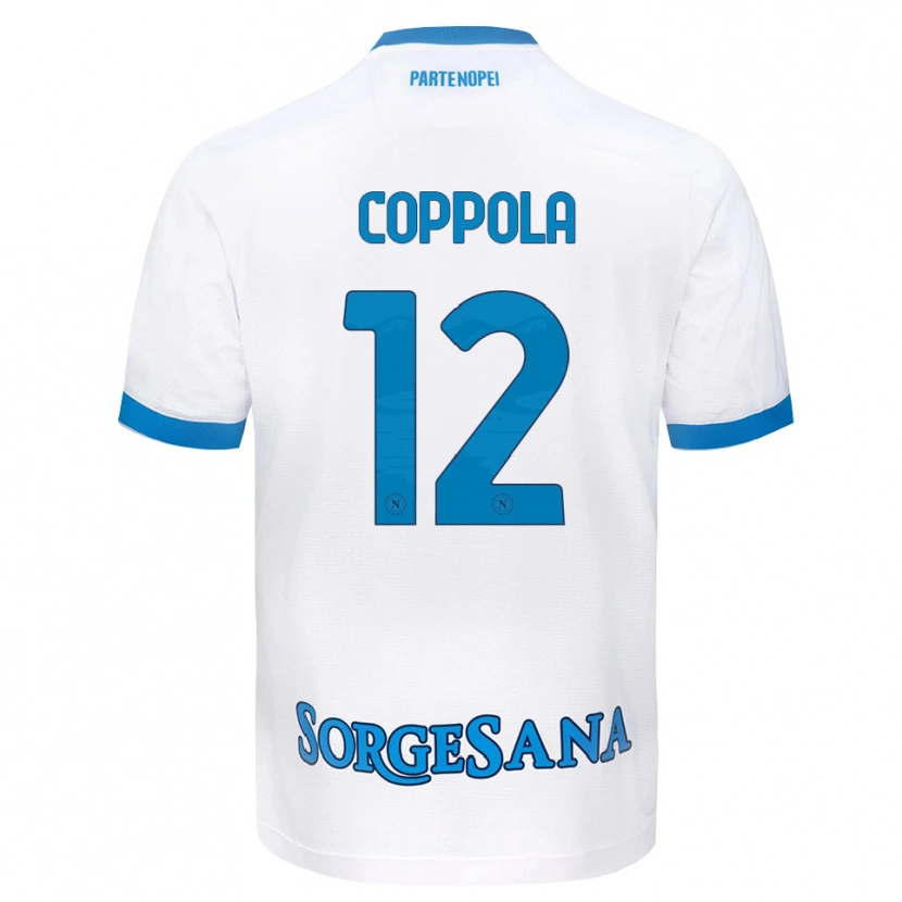 Danxen Pánské Bernard Coppola #12 Bílá Světle Modrá Daleko Hráčské Dresy 2026/27 Dres