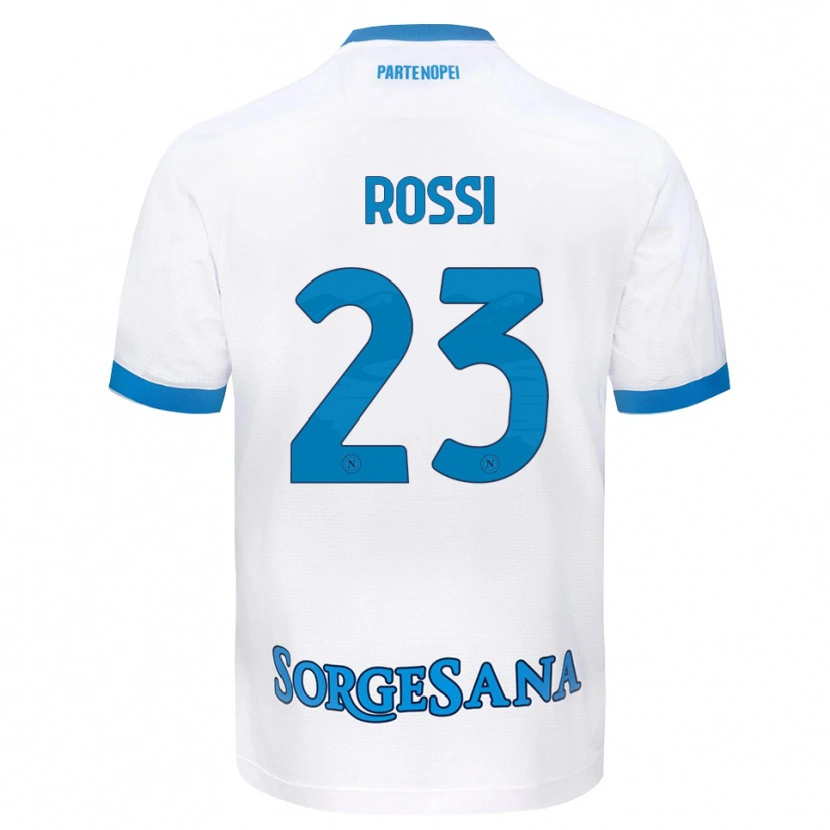 Danxen Pánské Leonardo Rossi #23 Bílá Světle Modrá Daleko Hráčské Dresy 2026/27 Dres