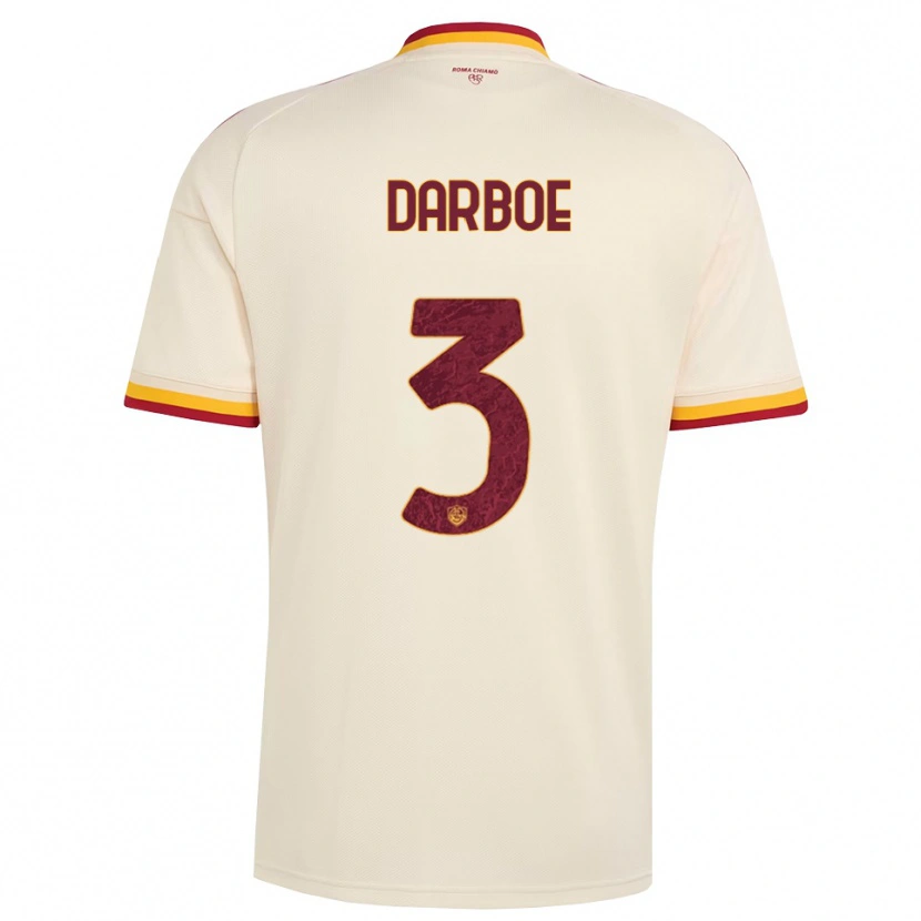 Danxen Pánské Balagie Darboe #3 Šampaňská Červená Žlutá Daleko Hráčské Dresy 2026/27 Dres