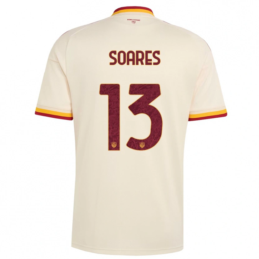 Danxen Pánské Jayden Soares #13 Šampaňská Červená Žlutá Daleko Hráčské Dresy 2026/27 Dres