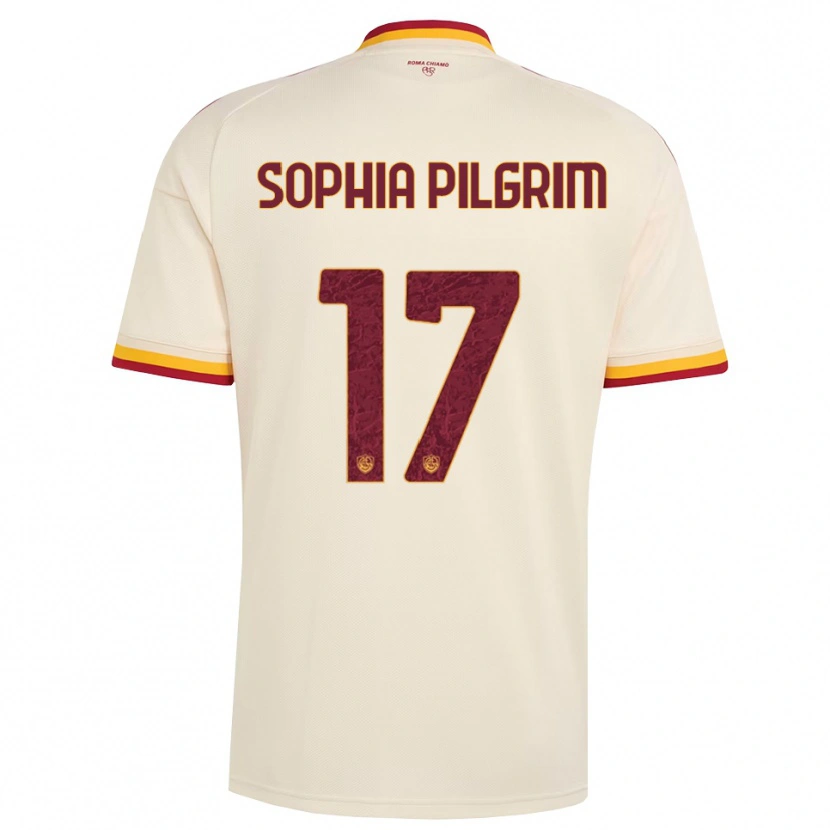 Danxen Pánské Alayah Sophia Pilgrim #17 Šampaňská Červená Žlutá Daleko Hráčské Dresy 2026/27 Dres