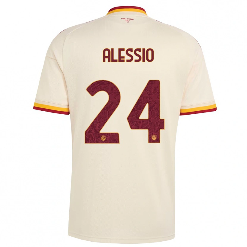 Danxen Pánské Filippo Alessio #24 Šampaňská Červená Žlutá Daleko Hráčské Dresy 2026/27 Dres