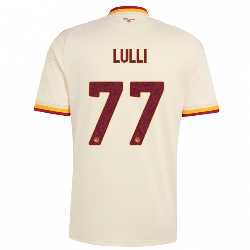Danxen Pánské Emanuele Lulli #77 Šampaňská Červená Žlutá Daleko Hráčské Dresy 2026/27 Dres