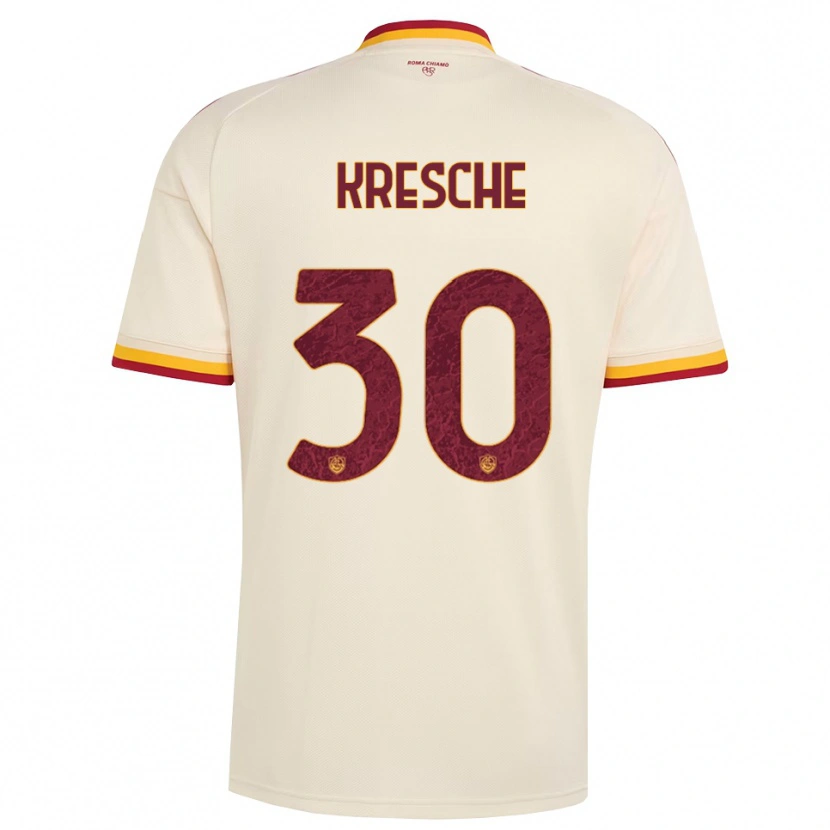 Danxen Pánské Isabella Kresche #30 Šampaňská Červená Žlutá Daleko Hráčské Dresy 2026/27 Dres