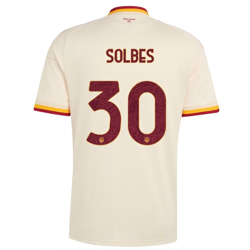 Danxen Pánské Ricardo Solbes #30 Šampaňská Červená Žlutá Daleko Hráčské Dresy 2026/27 Dres