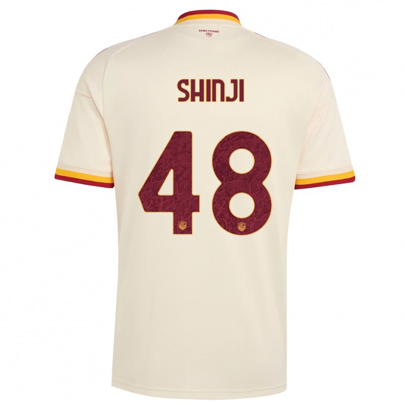 Danxen Pánské Shin-Ji Kim #48 Šampaňská Červená Žlutá Daleko Hráčské Dresy 2026/27 Dres